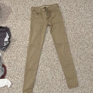 AEO Tan Jeggings
